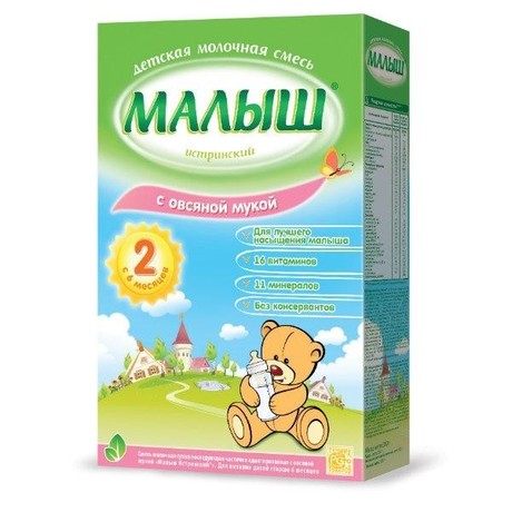 Смесь молочная МАЛЫШ "Истринский" с овсяной мукой 350г