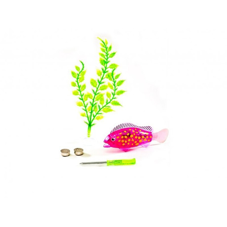 РЫБКА плавающая с подсветкой красная