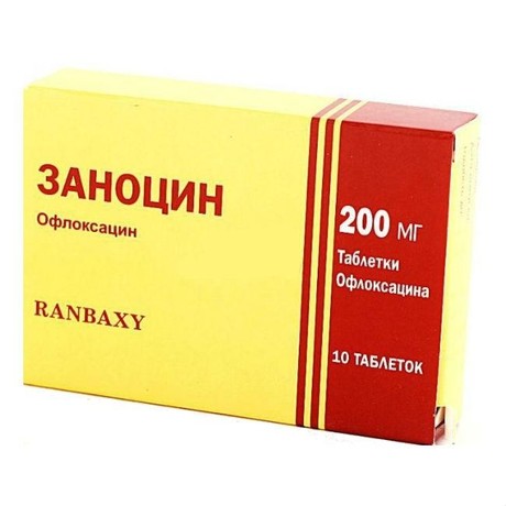 Заноцин таблетки 200 мг, 10 шт.