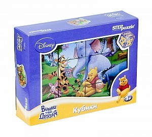 Кубики Дисней Винни Пух, 12 шт.