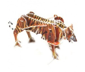 Конструктор 3D пазл "Тигр"