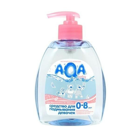 Гель детский AQA baby для подмывания девочек 300мл