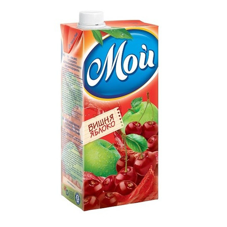 Нектар МОЙ вишня-яблоко осветленный 0,95л