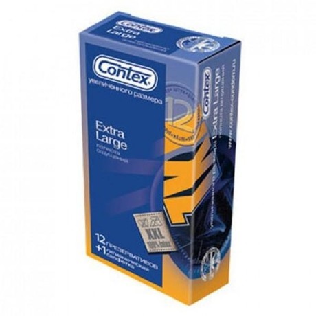 Презерватив CONTEX, 12 шт. Extra large XXL (увеличенного размера)
