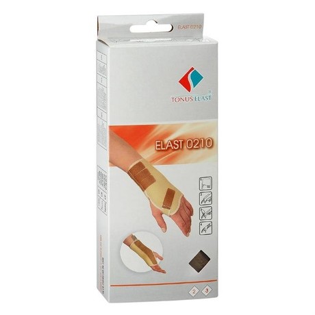 Фиксатор лучезапястного сустава правая №3 (L-XL) (жестк. фиксац.) (арт. 0210) (беж.)