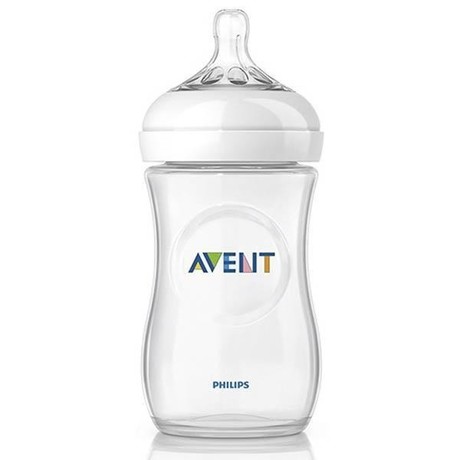 Бутылочка детская AVENT Natural стекло 240мл (арт. 81420 SCF673/17) (3 + 1)