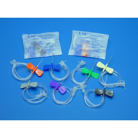 Набор перфузионный (игла-бабочка 25G, с крыл., соед. трубка. винт. зап)