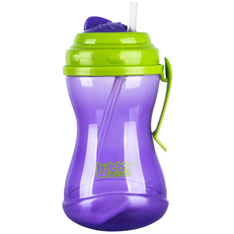 Поильник LUBBY непроливайка с трубочкой 320мл (арт. 11836)