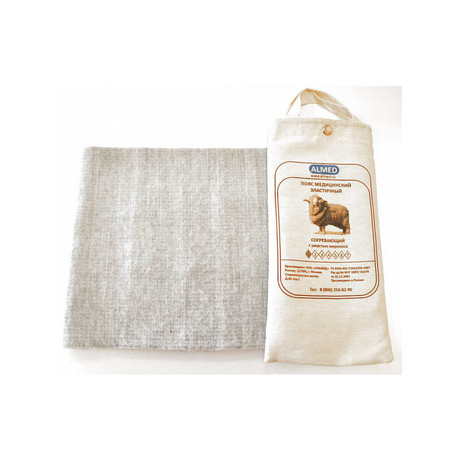 Пояс эласт. согревающий с шерстью мериноса №2