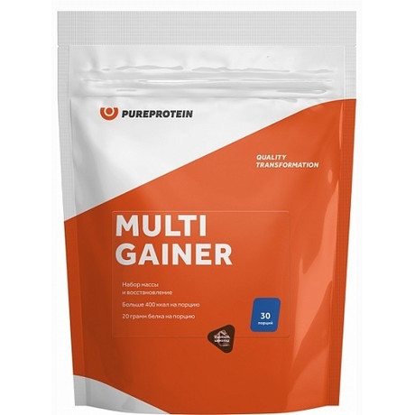 Гейнер Высокоуглеводный Pure Protein. Multocomponen. 3000.Банан.