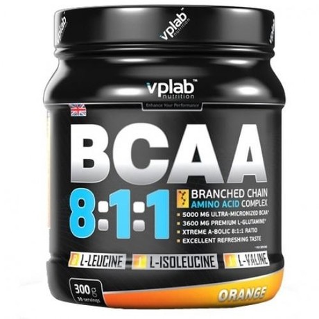 Аминоксилоты BCAA VP Laboratory.8:1:1 300г.Апельсин.