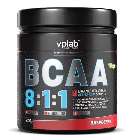Аминоксилоты BCAA VP Laboratory.8:1:1. 300г.Малина.