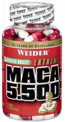 Повышение тестостерона Maca5.500. Weider. 120 капсул