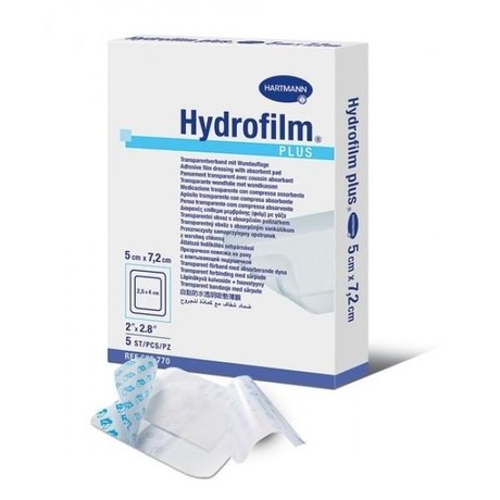 Повязка HYDROFILM Plus послеоперационная водостойкая 5см х 7,2см