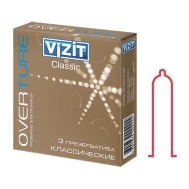 Презерватив VIZIT OVERTURE Classic (классика), 3 шт.