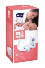 Прокладки для бюстгалтера для кормящих матерей BELLA MAMMA на липучке 30 шт.