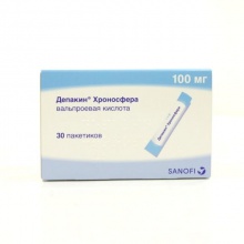 Депакин хроносфера гранулы 100 мг, 30 шт.