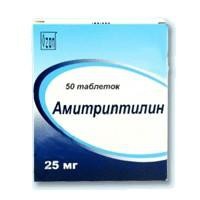 Амитриптилин таблетки 25 мг, 50 шт.
