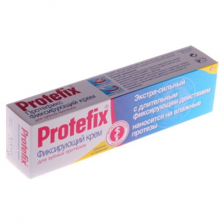 Протефикс крем фиксирующий экстра-сильный для зубных протезов, 40 мл