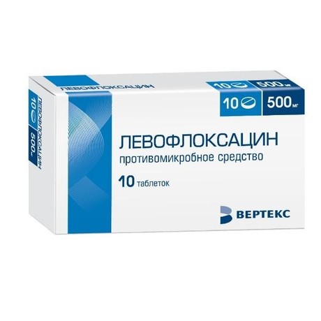 Лефлобакт таблетки 500 мг, 10 шт.