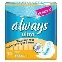 Прокладки гигиенические ALWAYS Ultra Light Single, 10 шт.